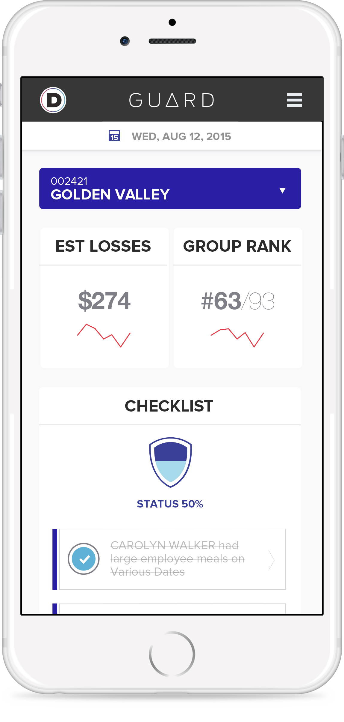 Delaget Guard UI