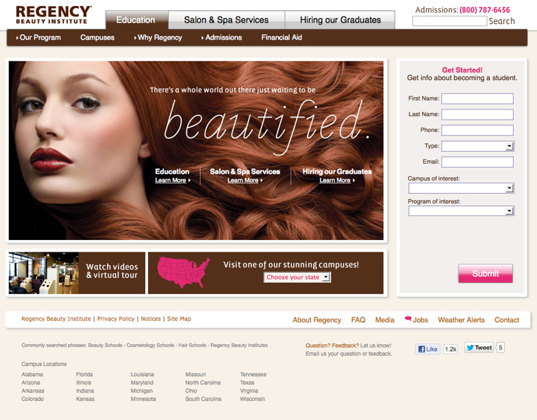 Website redesign